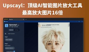 开源免费!国外最强Ai图片变清晰工具,一键图片超分无损放大处理,纯本地运行,支持批量,免费无限制